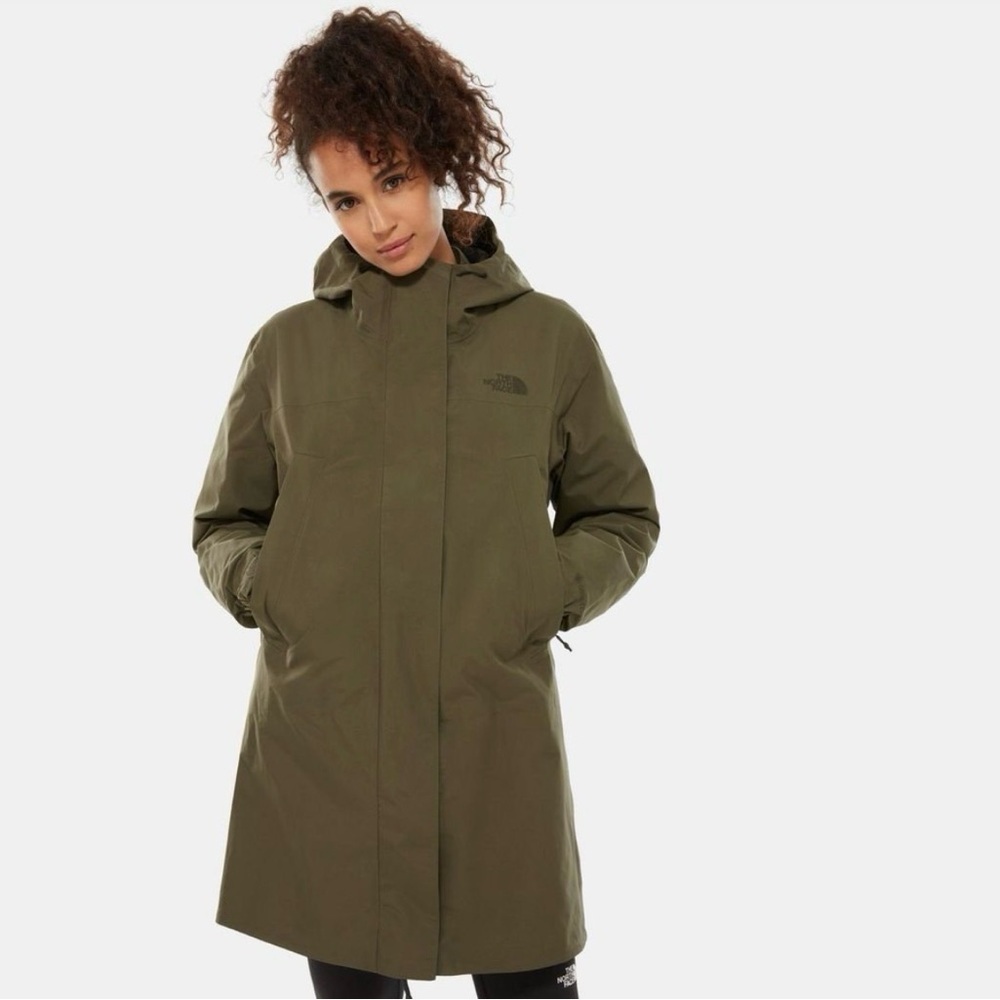 The North Face Women's Sequío Green Parka 3 in 1 Jacket - Picture 3 of 9
